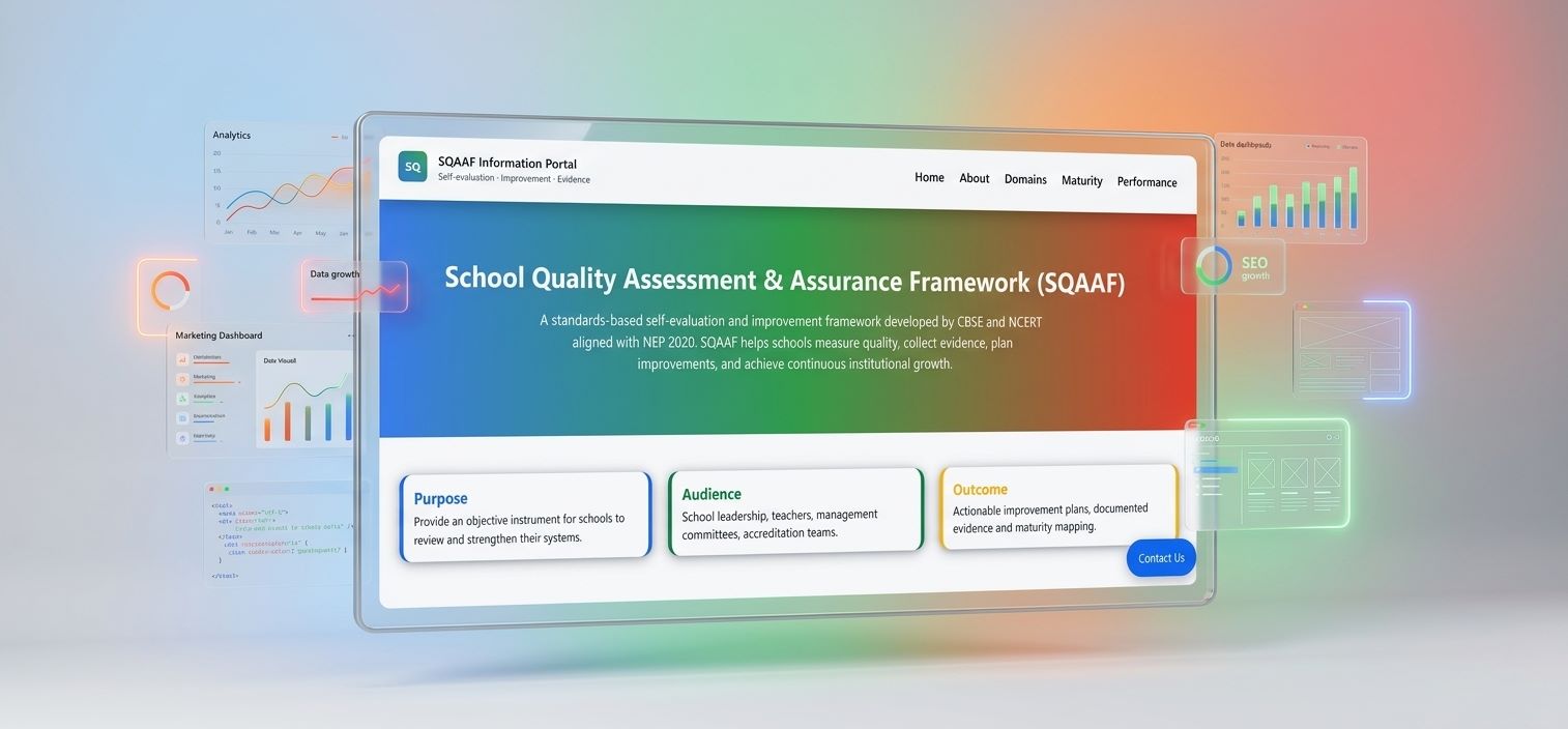 SQAAF School Quality Assessment & Assurance Framework Website