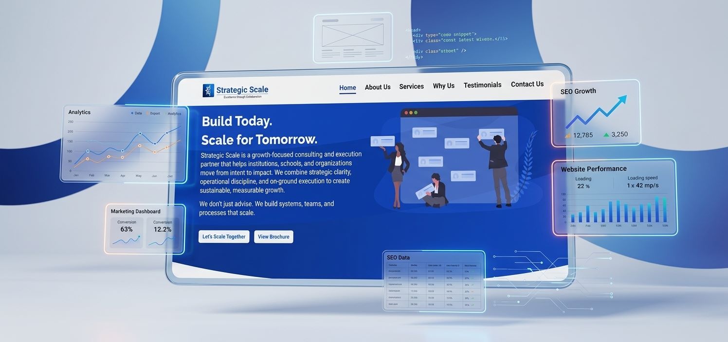 Strategic Scale business strategy and consulting website